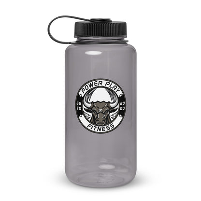 Wide mouth plastic water bottle