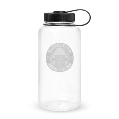 Wide mouth plastic water bottle