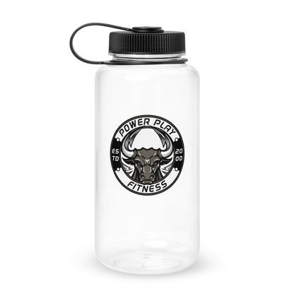 Wide mouth plastic water bottle