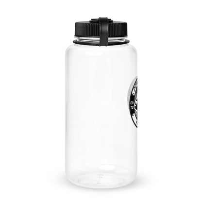 Wide mouth plastic water bottle